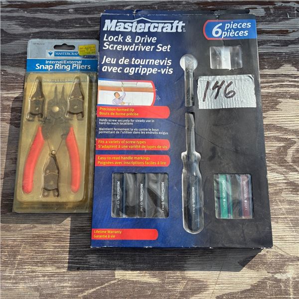 LOT OF MASTERCRAFT TOOLS
