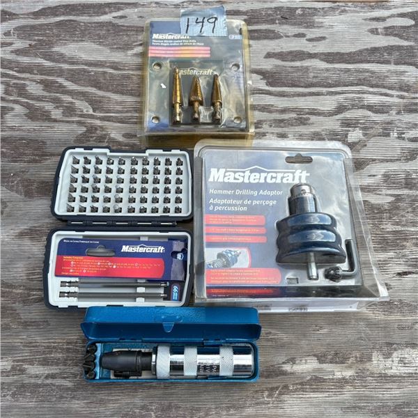 LOT OF MASTERCRAFT DRILL AND DRIVERS - NEW