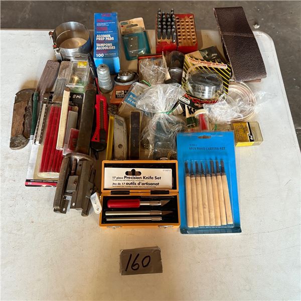 LOT 160 - MOSTLY CUTTING TOOLS