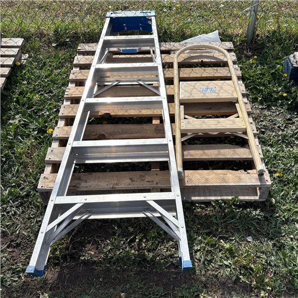 LOT OF 2 STEP LADDERS