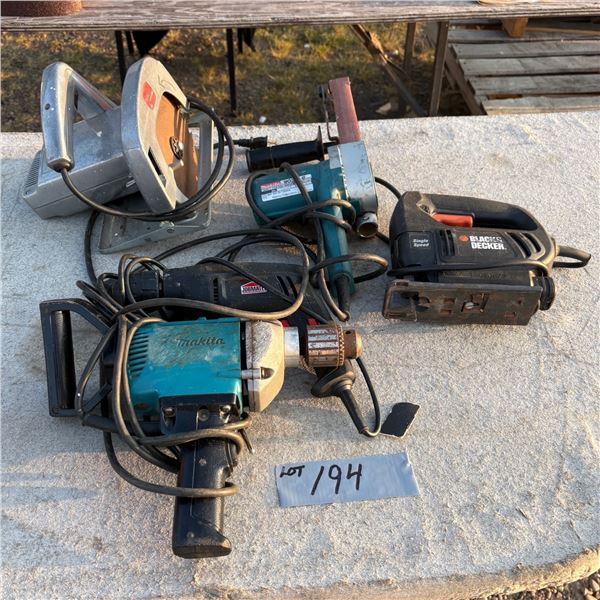 LOT OF POWER TOOLS
