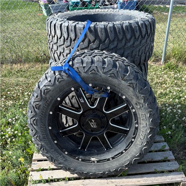 FOUR HAIDA TIRES ON GT RIMS