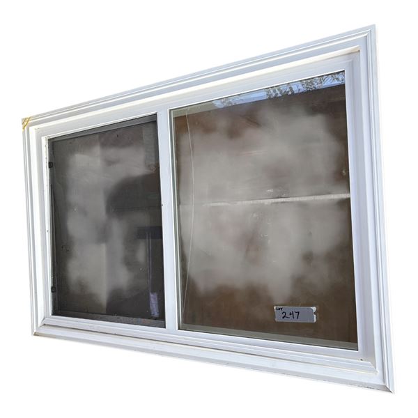 NEW WINDOW 39 H X 62.5 L X 4.5 TO 9 D FRAME