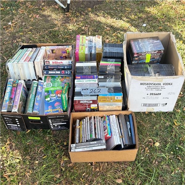 LOT OF MOVIES - DVD AND VHS