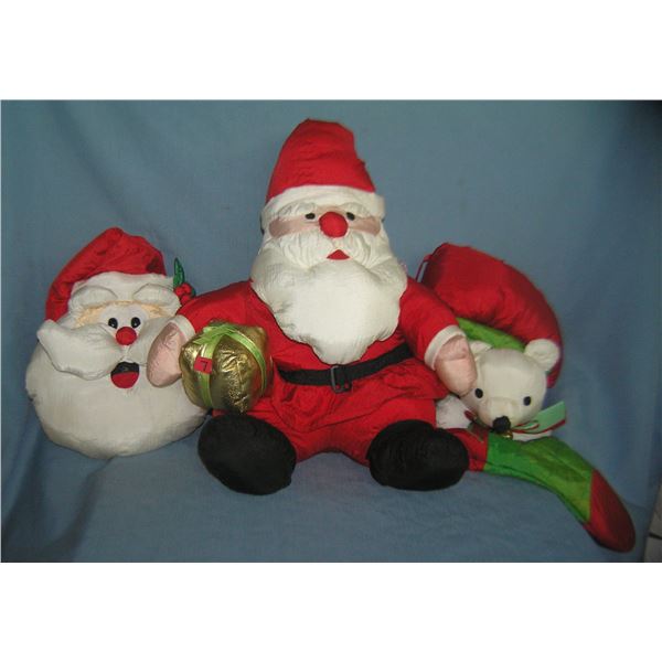 Group of 3 modern holiday decorations