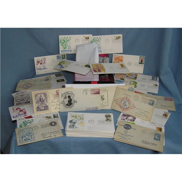 Shoe box lot full of antique and vintage first day covers