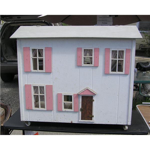 Large vintage doll house
