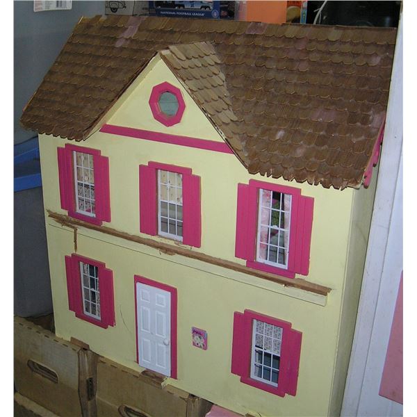 Large vintage doll house