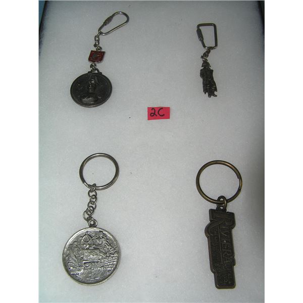 Collection of great souvenir key chains