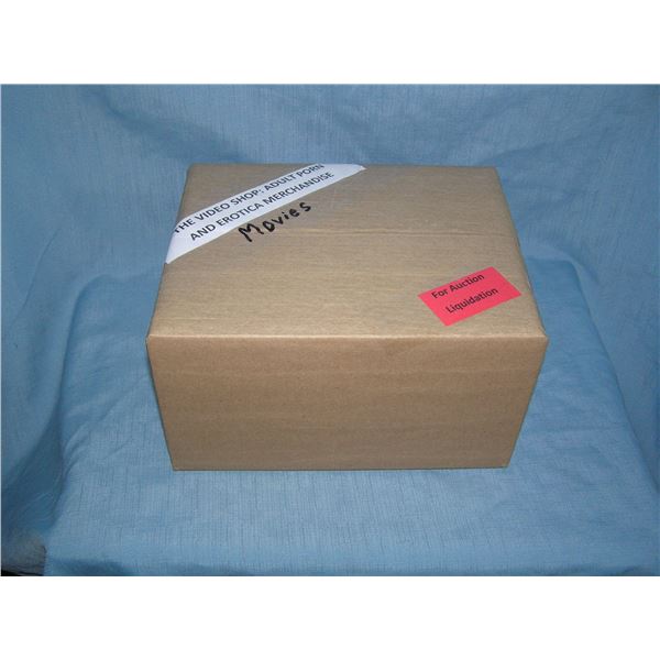 Moving and Storage Company mystery box lot marked The Video Shop