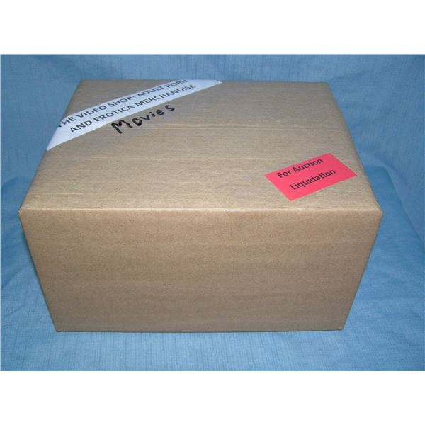 Moving and Storage Company mystery box lot marked The Video Shop