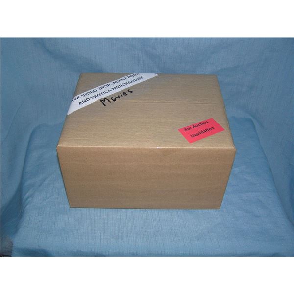 Moving and Storage Company mystery box lot marked The Video Shop
