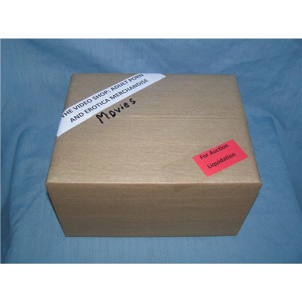 Moving and Storage Company mystery box lot marked The Video Shop