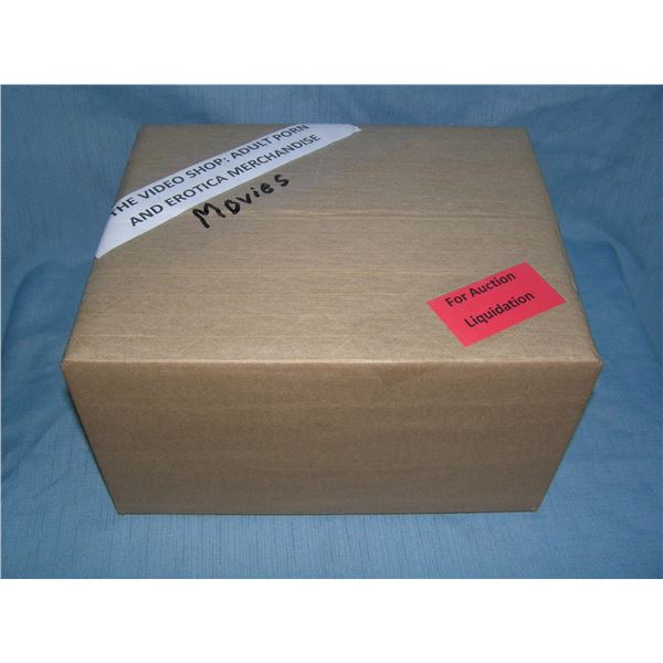 Moving and Storage Company mystery box lot marked The Video Shop