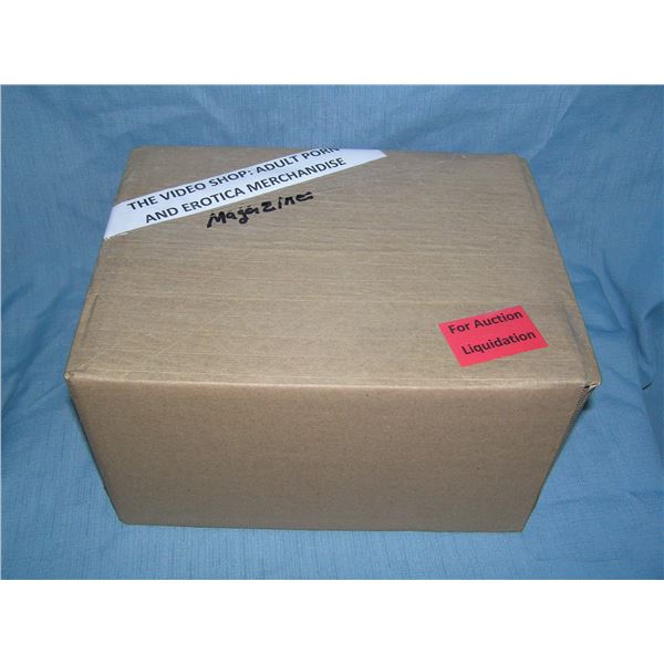 Moving and Storage Company mystery box lot marked The Video Shop