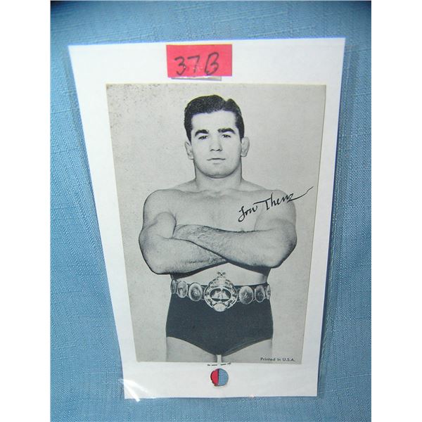 Lou Thesz penny arcade sports card