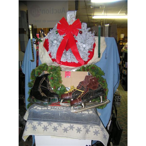 Group of vintage Christmas collectibles