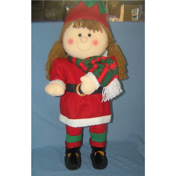 27 inch elf decorative holiday figure
