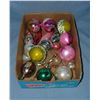 Image 1 : Box of vintage 1950s Christmas tree ornaments