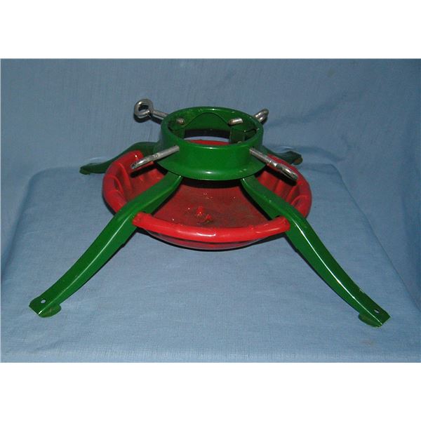 Vintage 1950s metal Christmas tree stand