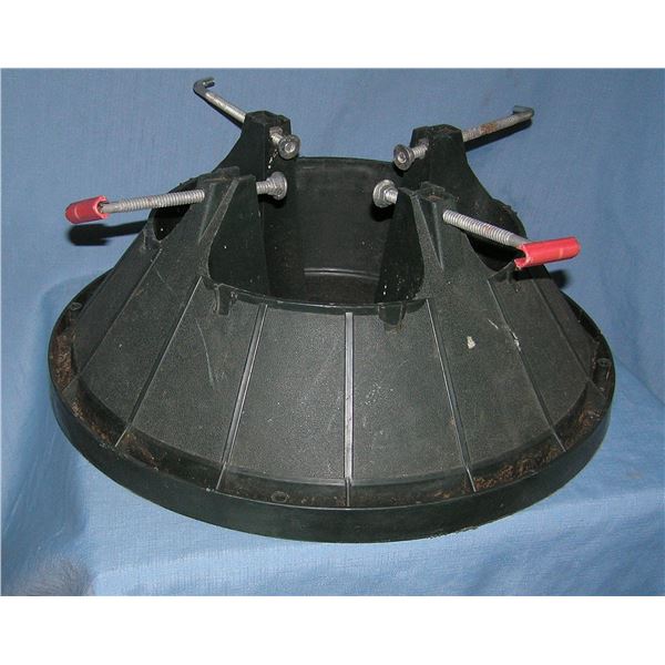 Vintage hard plastic Christmas tree stand