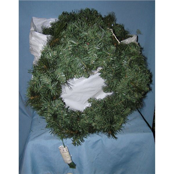 Bag full of vintage electric illuminated wreaths