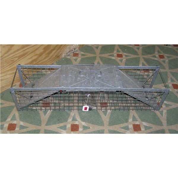 All metal animal trap