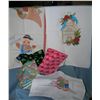 Image 1 : Nice box full of holiday linens includes Christmas and more