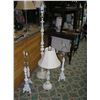 Image 1 : Group of 5 vintage to modern table and floor lamps
