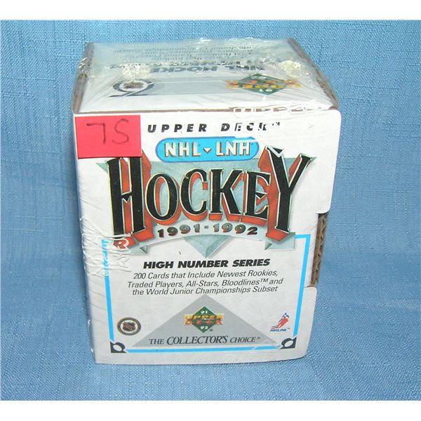 Upper Deck 1991 to 1992 NHL hockey card set