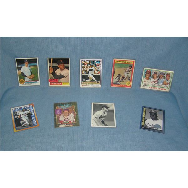 Collection of vintage all star baseball cards