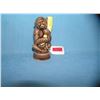 Image 1 : Porcelain glazed monkey and banana figurine