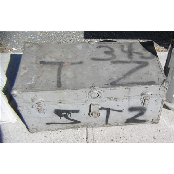 Antique Navy footlocker circa WWII