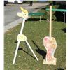 Image 1 : Pair of early wooden child's room display pieces