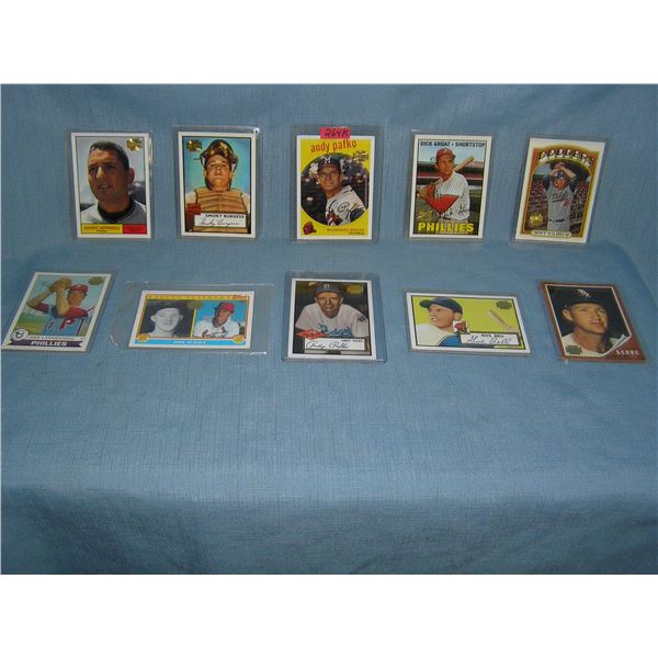 Collection of NY Yankees all star baseball cards