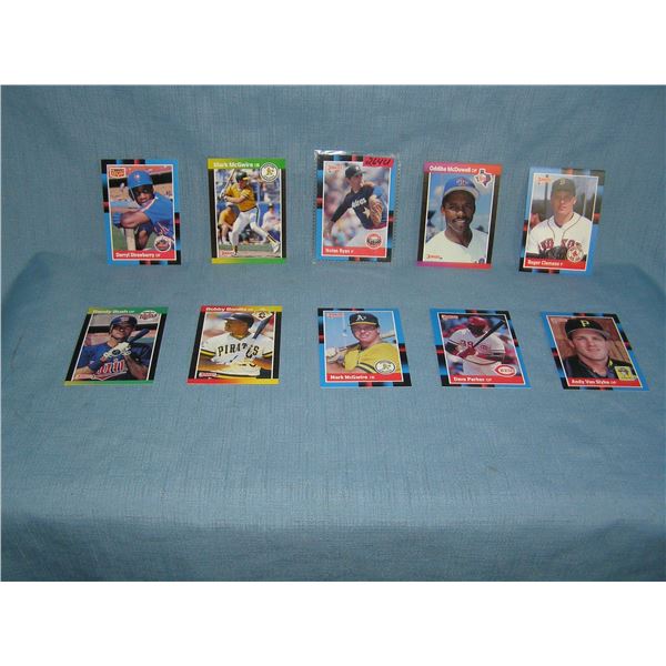 Collection of vintage all star baseball cards
