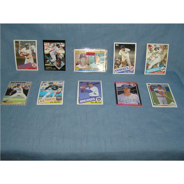 Collection of vintage all star baseball cards