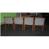 Image 2 : Group of 4 Mid Century modern arm chairs