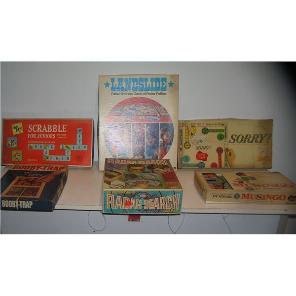 Large collection of vintage games
