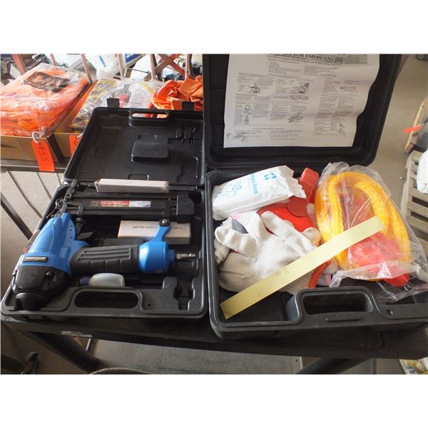 Roadside Safety Kit & Mastercraft Brad Nailer