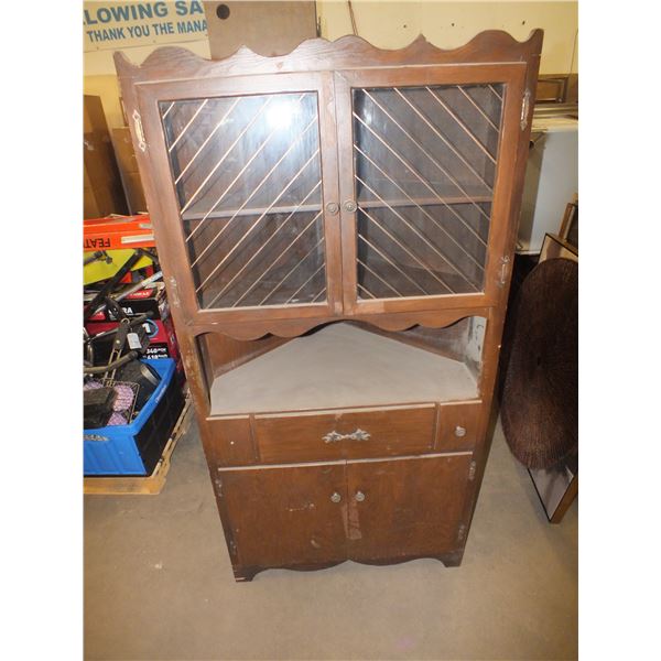 Wooden Corner Cabinet