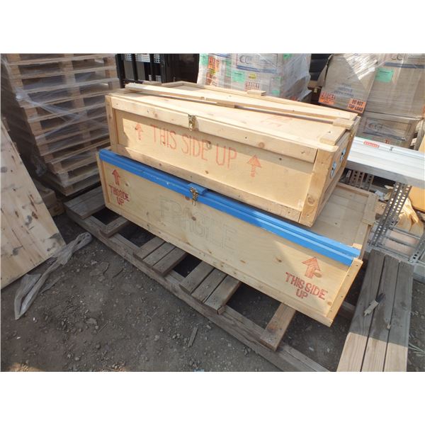 2 Wooden Shipping Crates