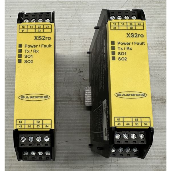 (2) Banner #85075 / XS2R0 Safety Controllers