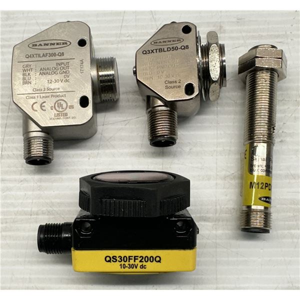 Lot of (4) Banner Sensor Items