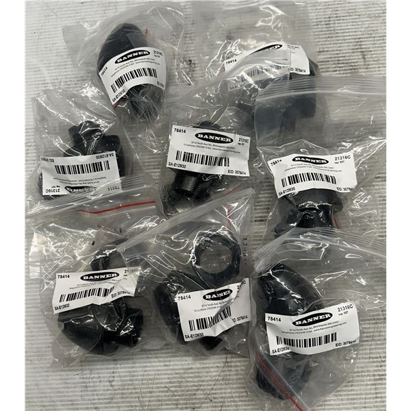 Lot of (8) Banner #SA-E12M30/78414 Mounting Base Adapters