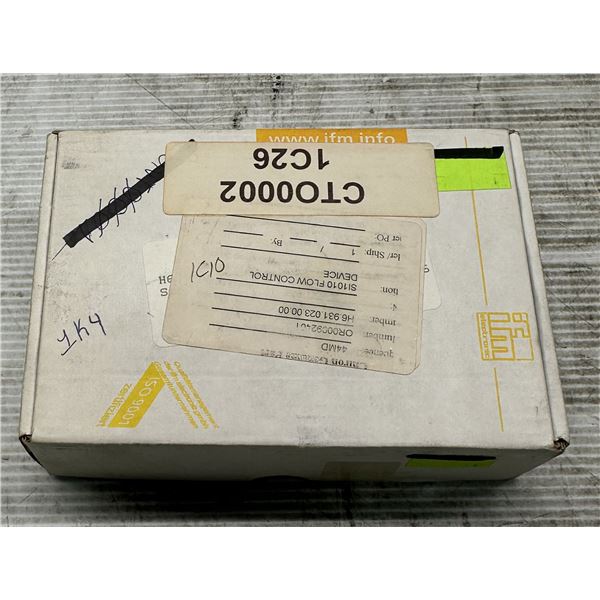ifm #SI 1010 Efector Flow Monitor