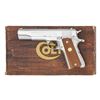 Image 1 : COLT NICKEL SERIES 70 GOVERNMENT MODEL SEMI-AUTO