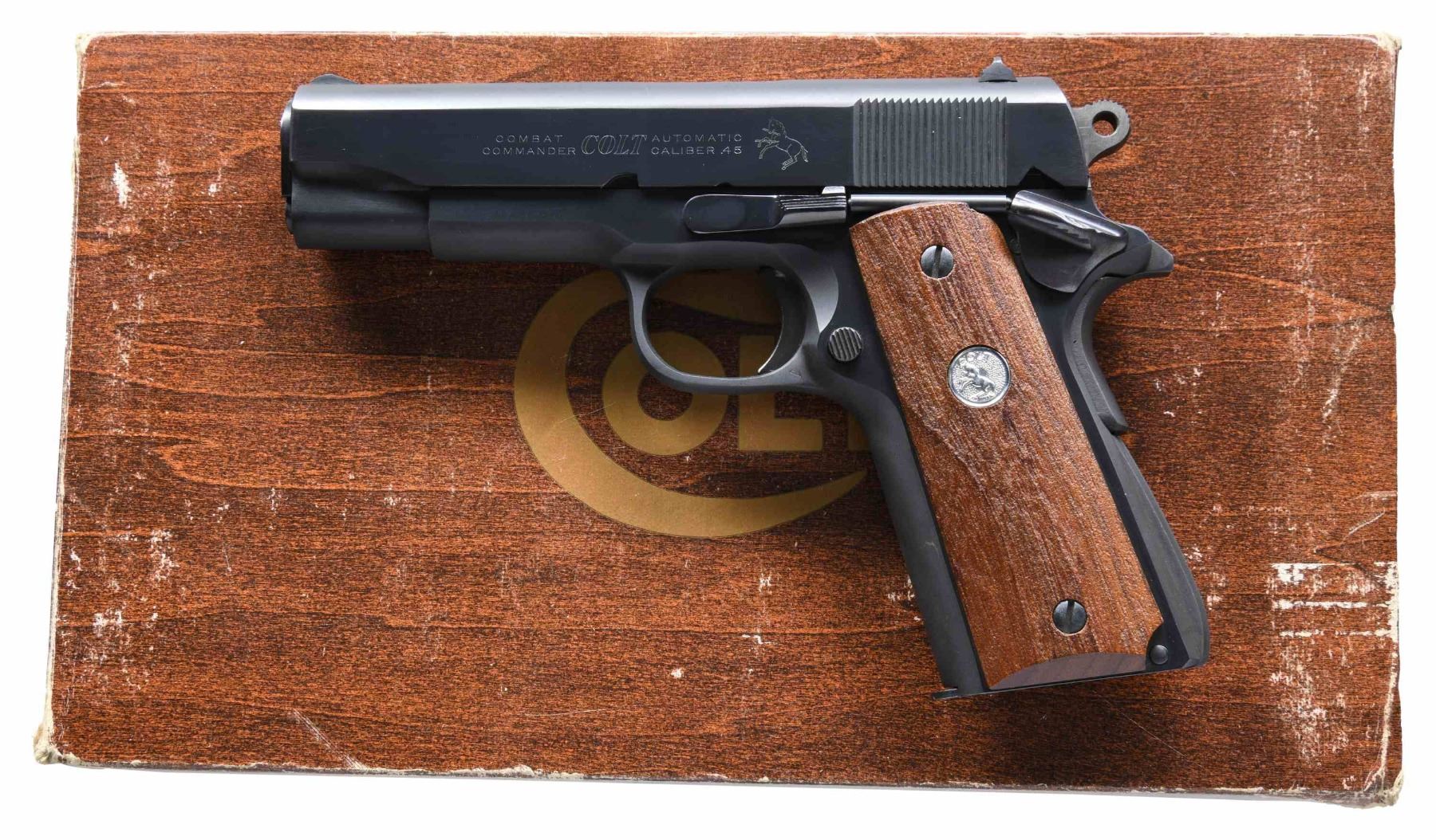 Cold Commender COLT COMBAT COMMANDER SEMI-AUTO PISTOL.