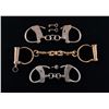 Image 2 : THREE SETS OF VINTAGE HANDCUFFS.