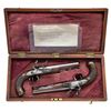 Image 1 : CASED PAIR OF REVOLUTIONARY WAR ERA HORSE PISTOLS,